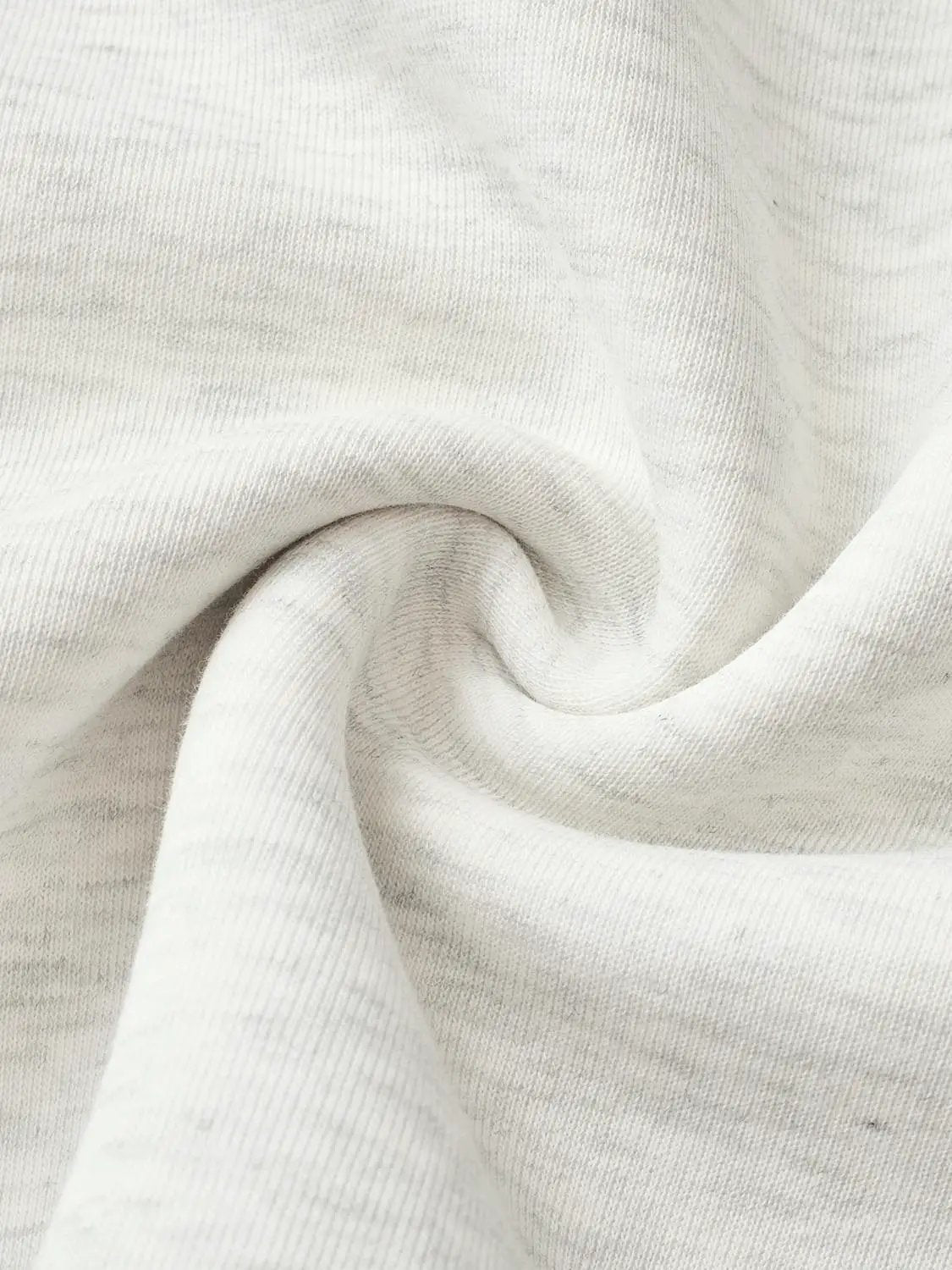 Half-Zip Long Sleeve Cotton Blend Sweatshirt