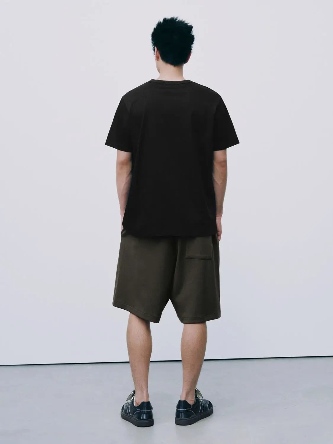 Regular Fit Crew Neck Short Sleeve Basic Tee