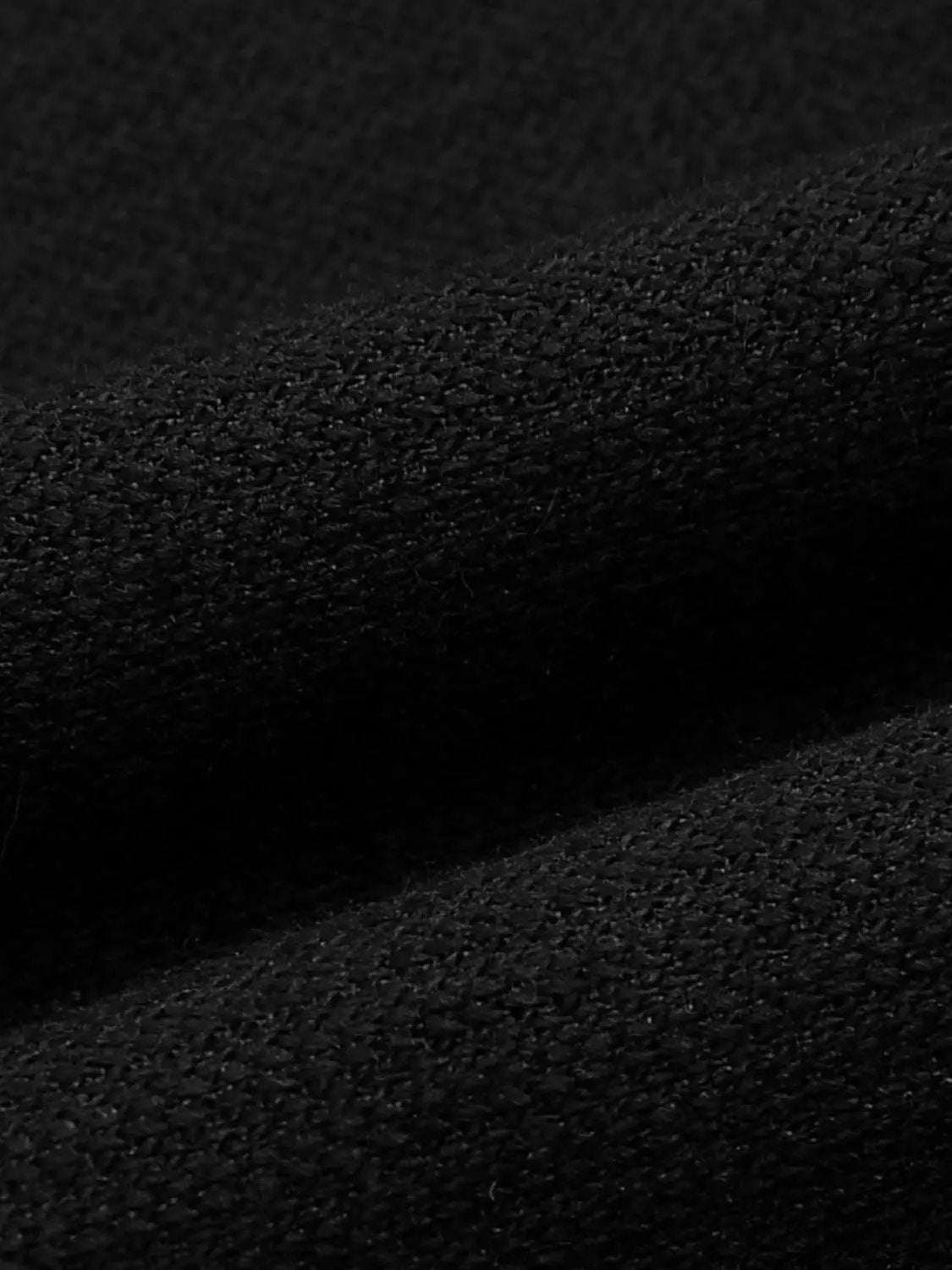 Textured Brushed Polo Cotton Blend Shirt