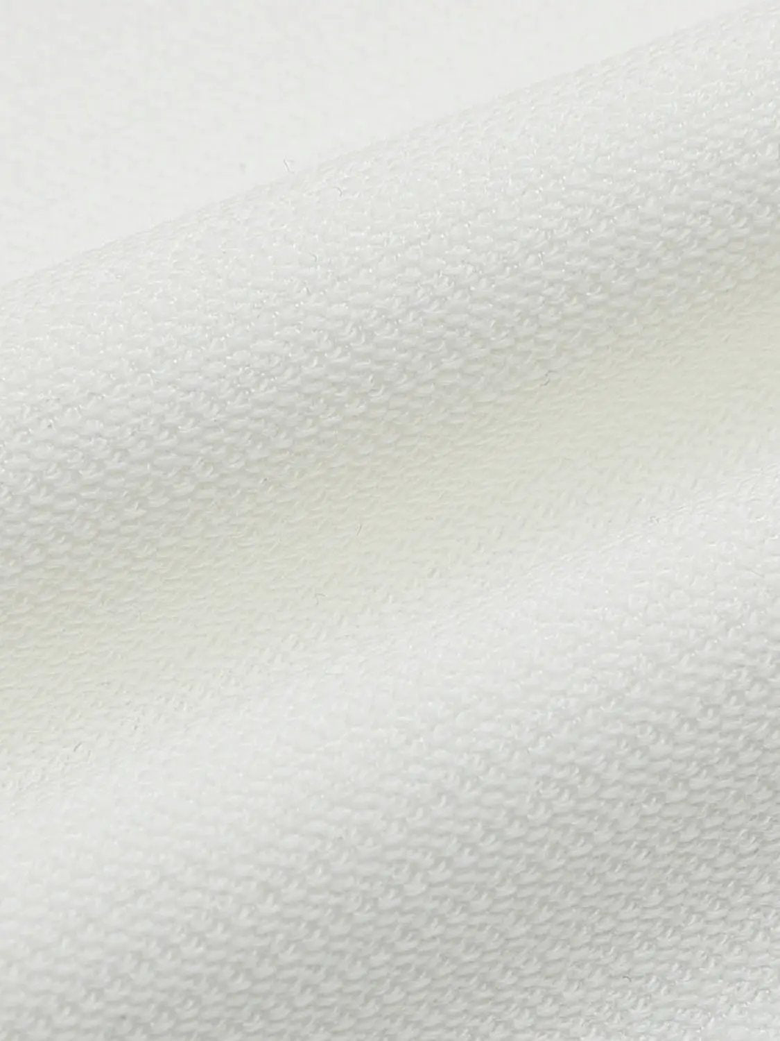 Textured Brushed Polo Cotton Blend Shirt