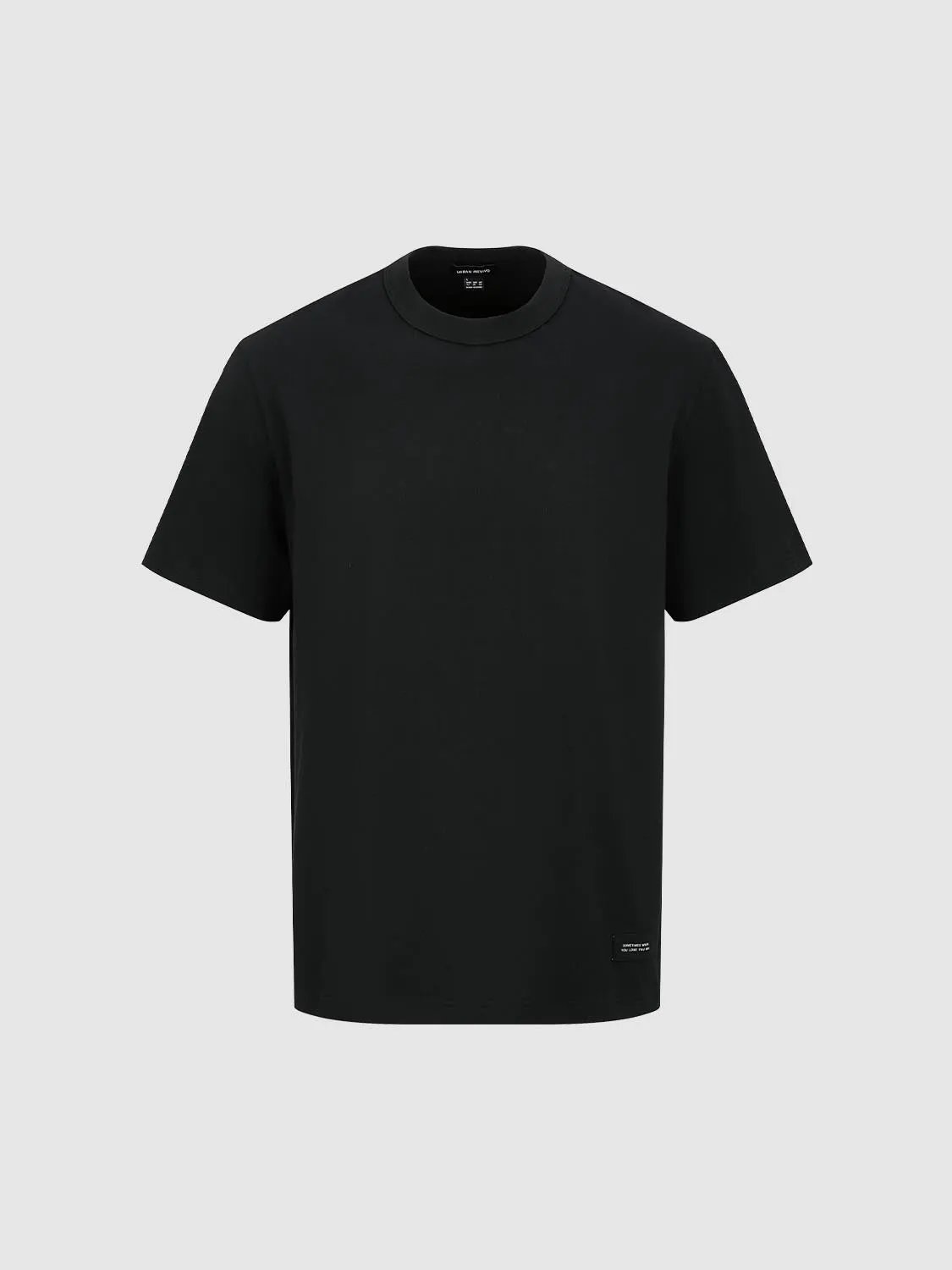 Oversized Crew Neck Short Sleeve Cotton T-Shirt