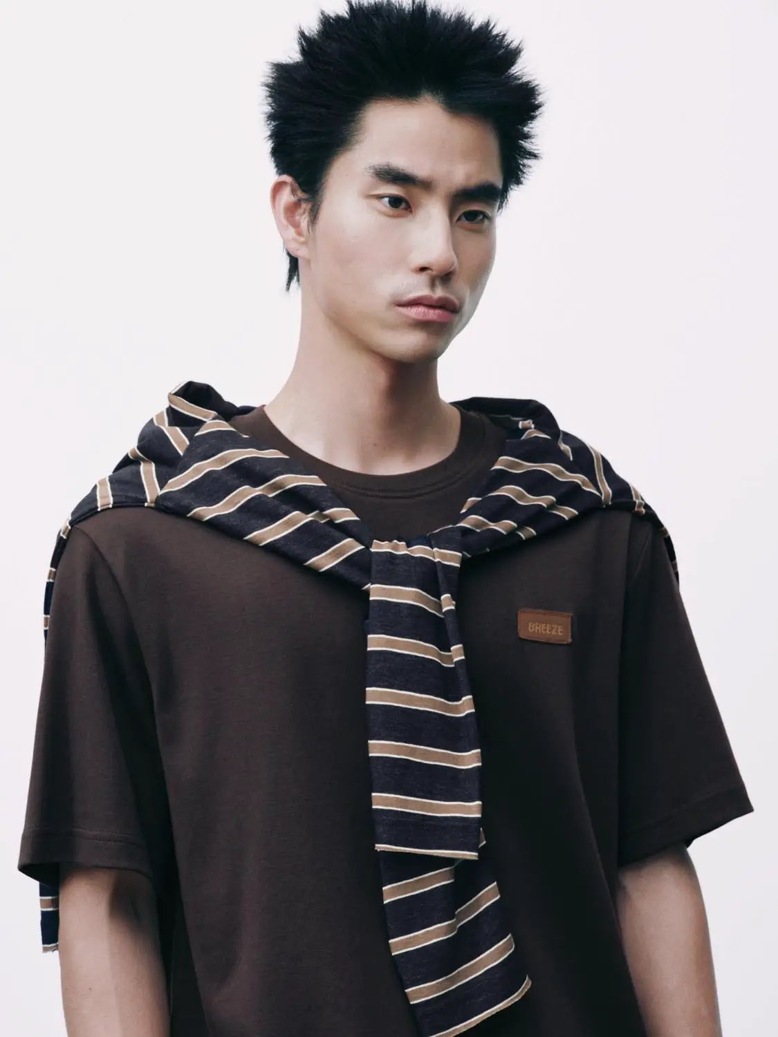 Oversized Crew Neck Short Sleeve Cotton T-Shirt