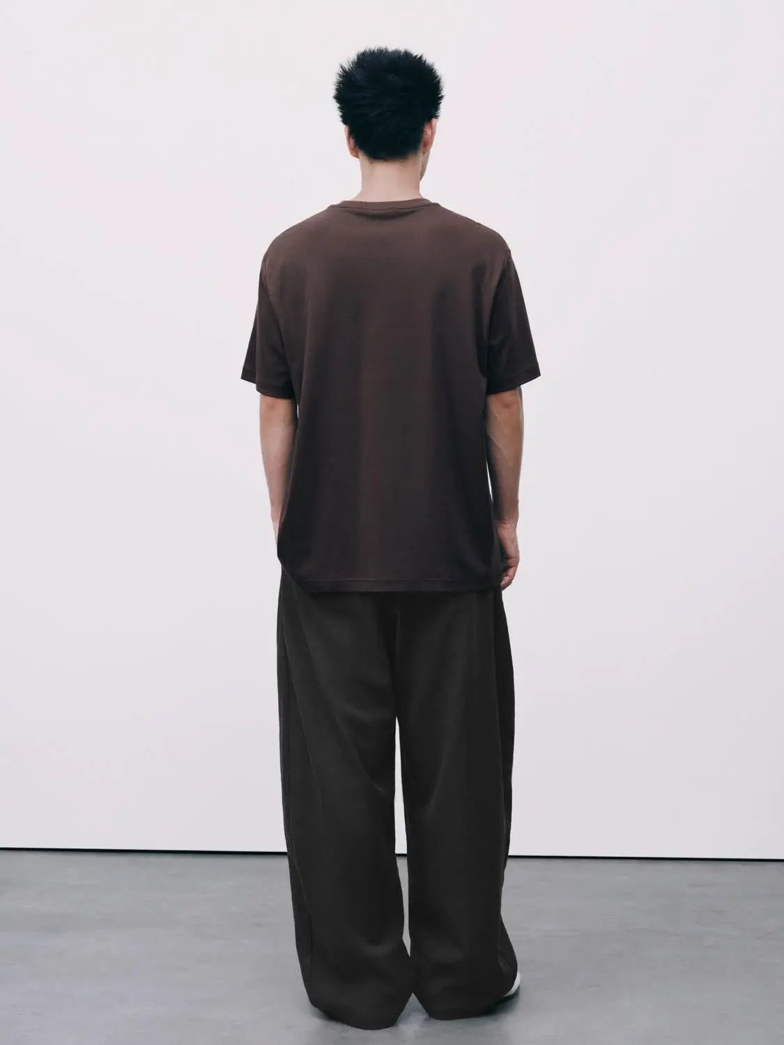 Oversized Crew Neck Short Sleeve Cotton T-Shirt