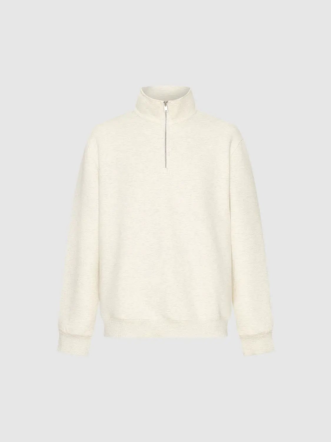 Half-Zip Collar Long Sleeve Sweatshirt