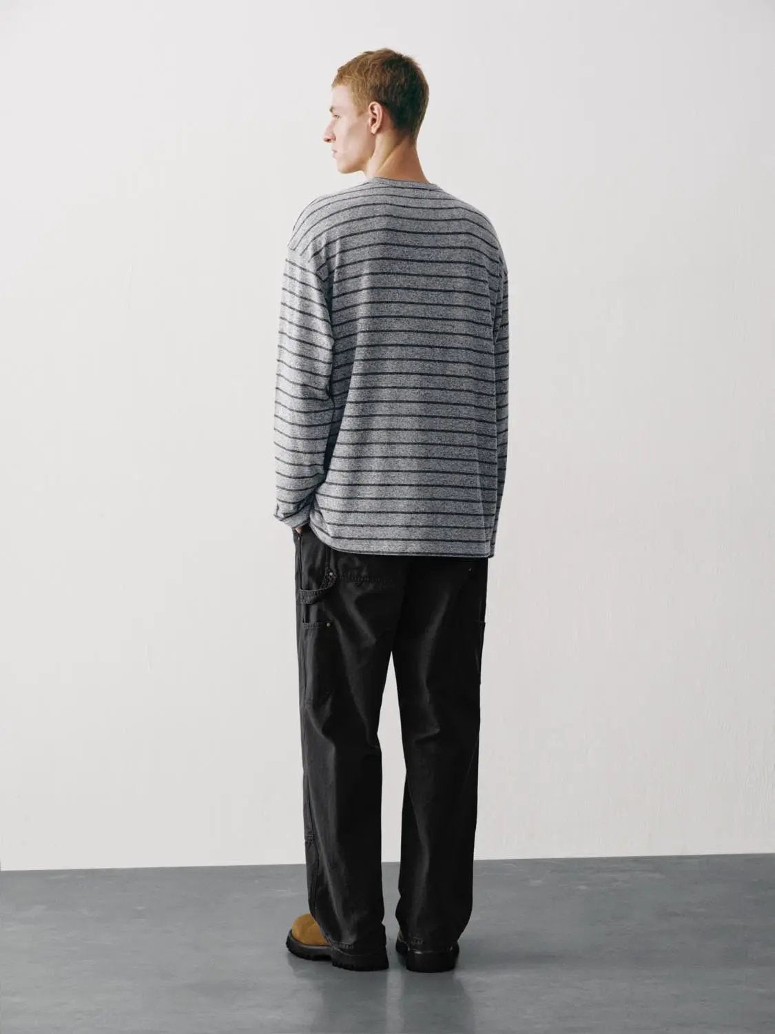 Striped Crew Neck Long Sleeve T-Shirt