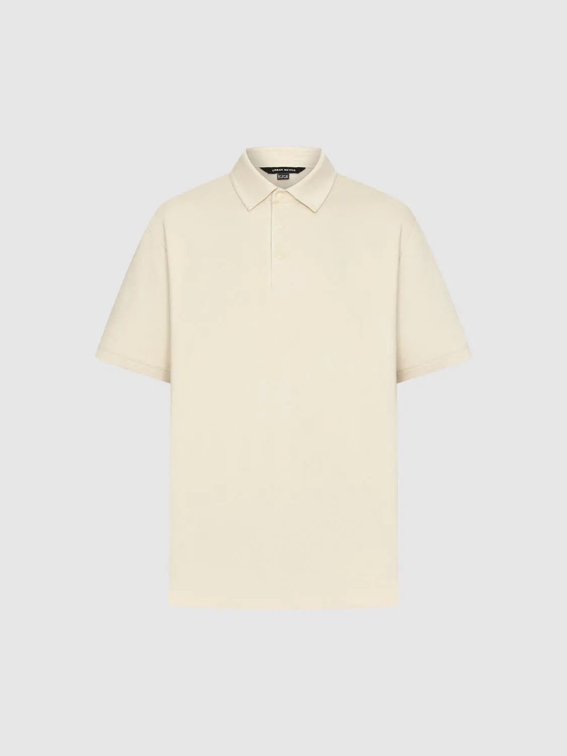 Regular Fit Short Sleeve Cotton Blend Polo Shirt