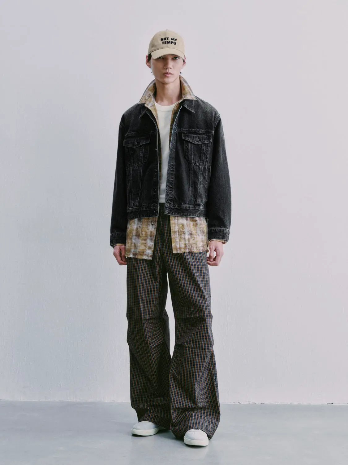 Faded Wash Cotton Long Sleeve Denim Jacket