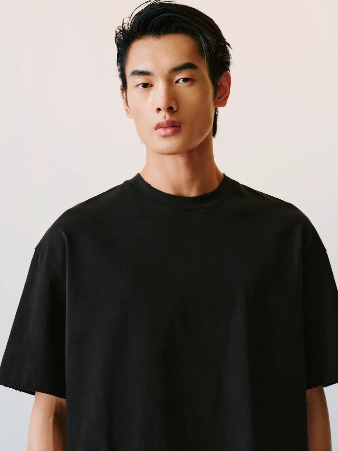 Oversized Boxy Cotton Crew Neck Relaxed T-shirt