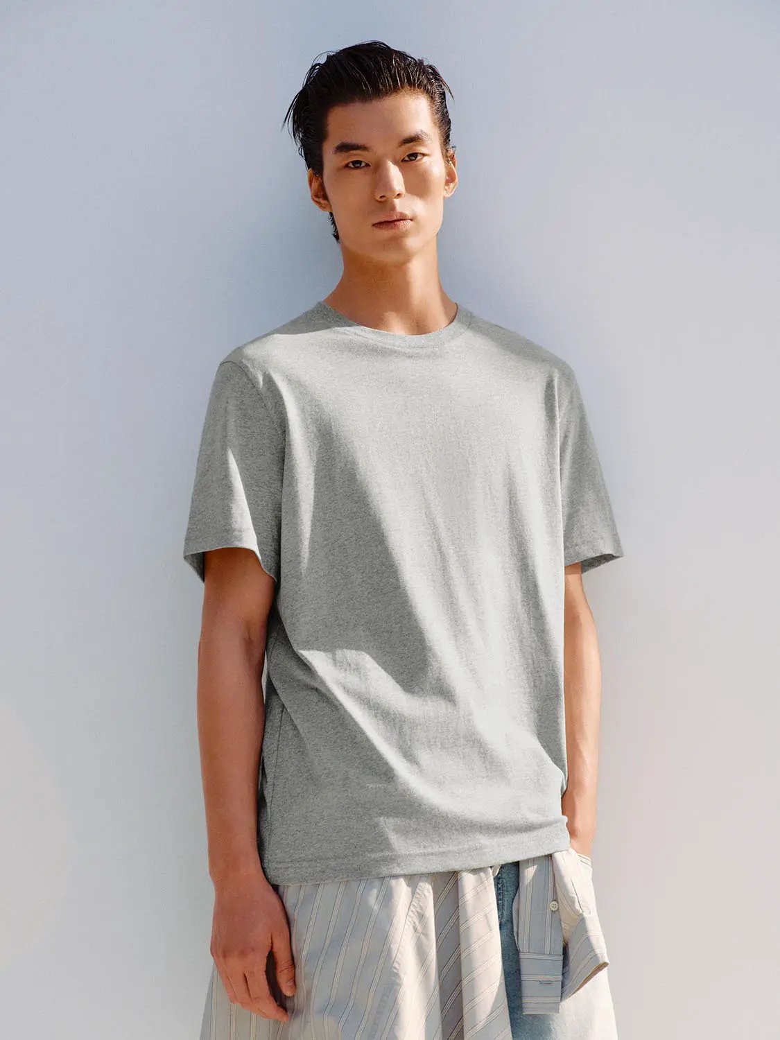 Oversized Crew Neck Cotton T-shirt