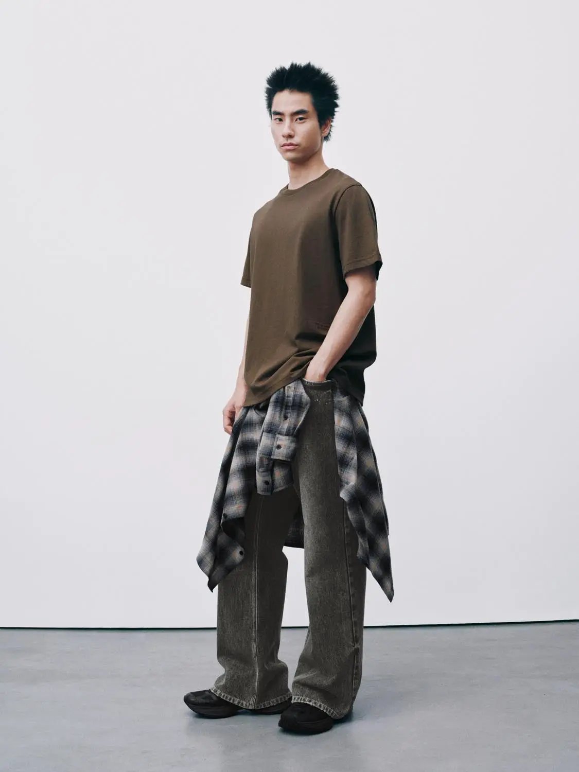 Oversized Crew Neck Cotton T-shirt