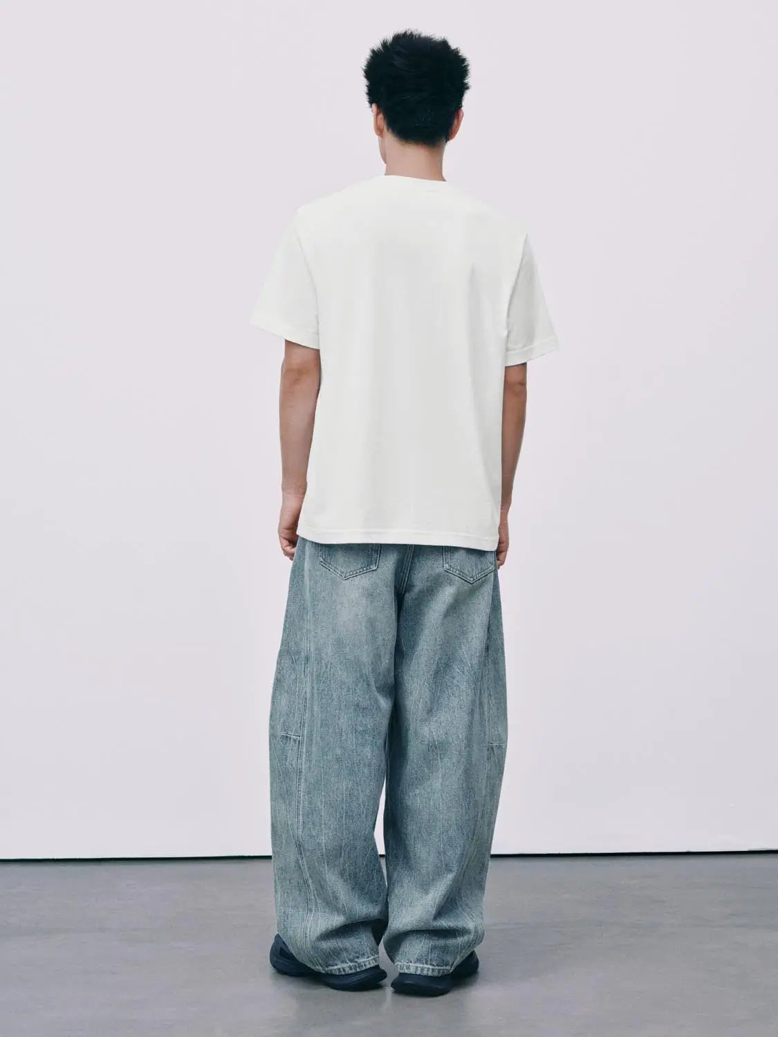 Oversized Crew Neck Cotton T-shirt