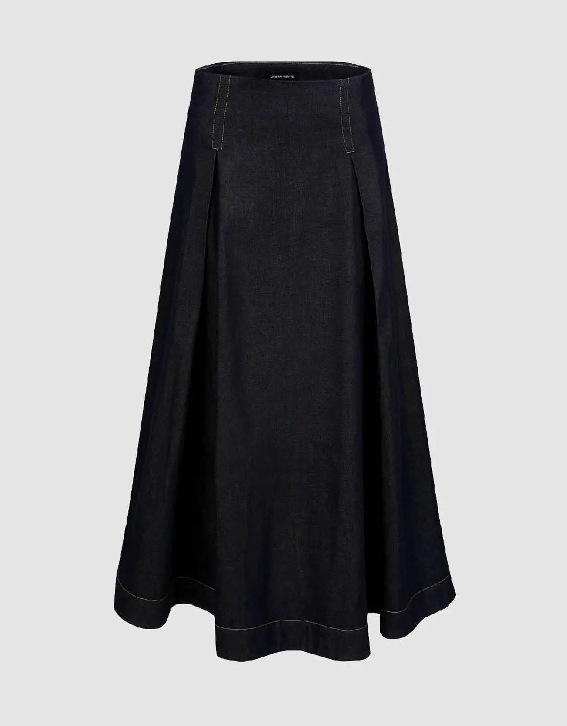 A-Line Midi Stretch Skirt
