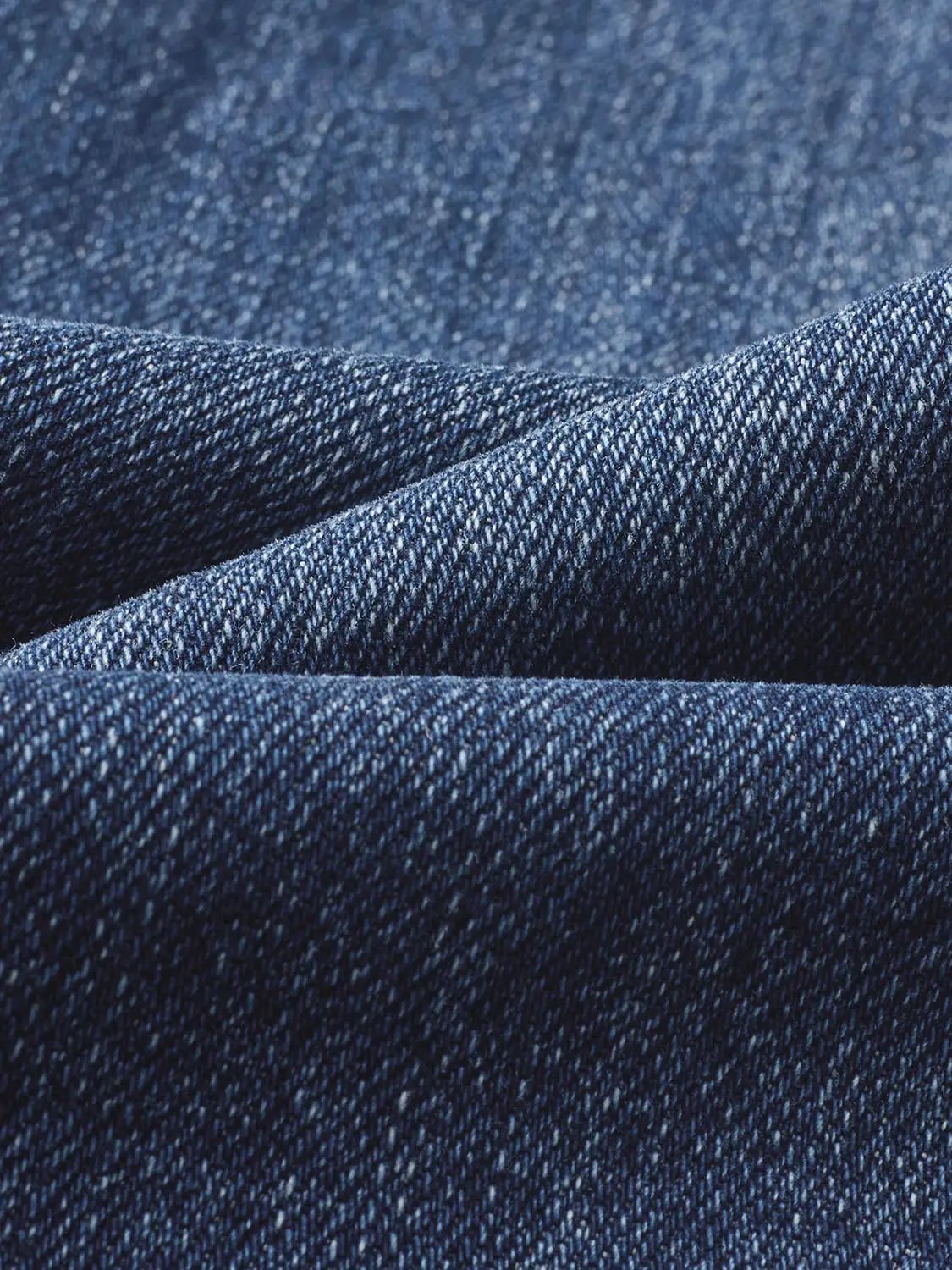 Medium-wash Flared Mid-rise Cotton Blend Jeans