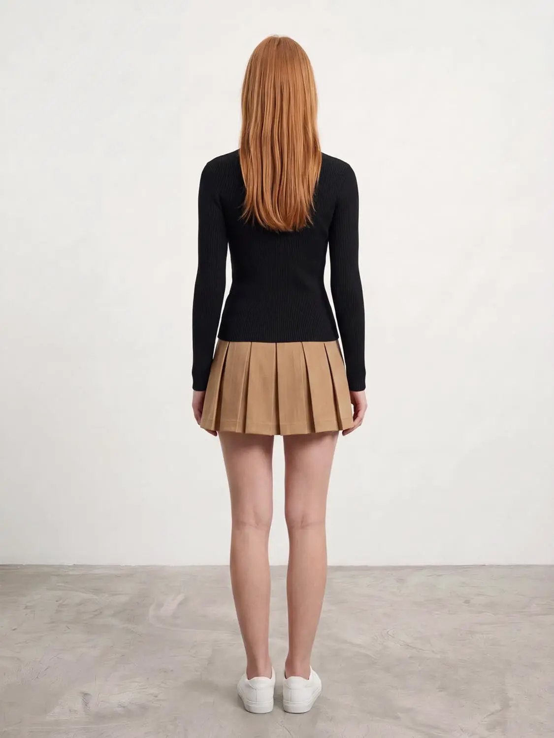 Contrast Full-Zip Knitted Cardigans