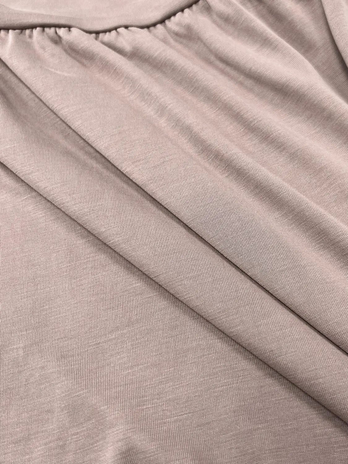 Keyhole Button Ribbed Hem Mock Neck Sleeveless Top