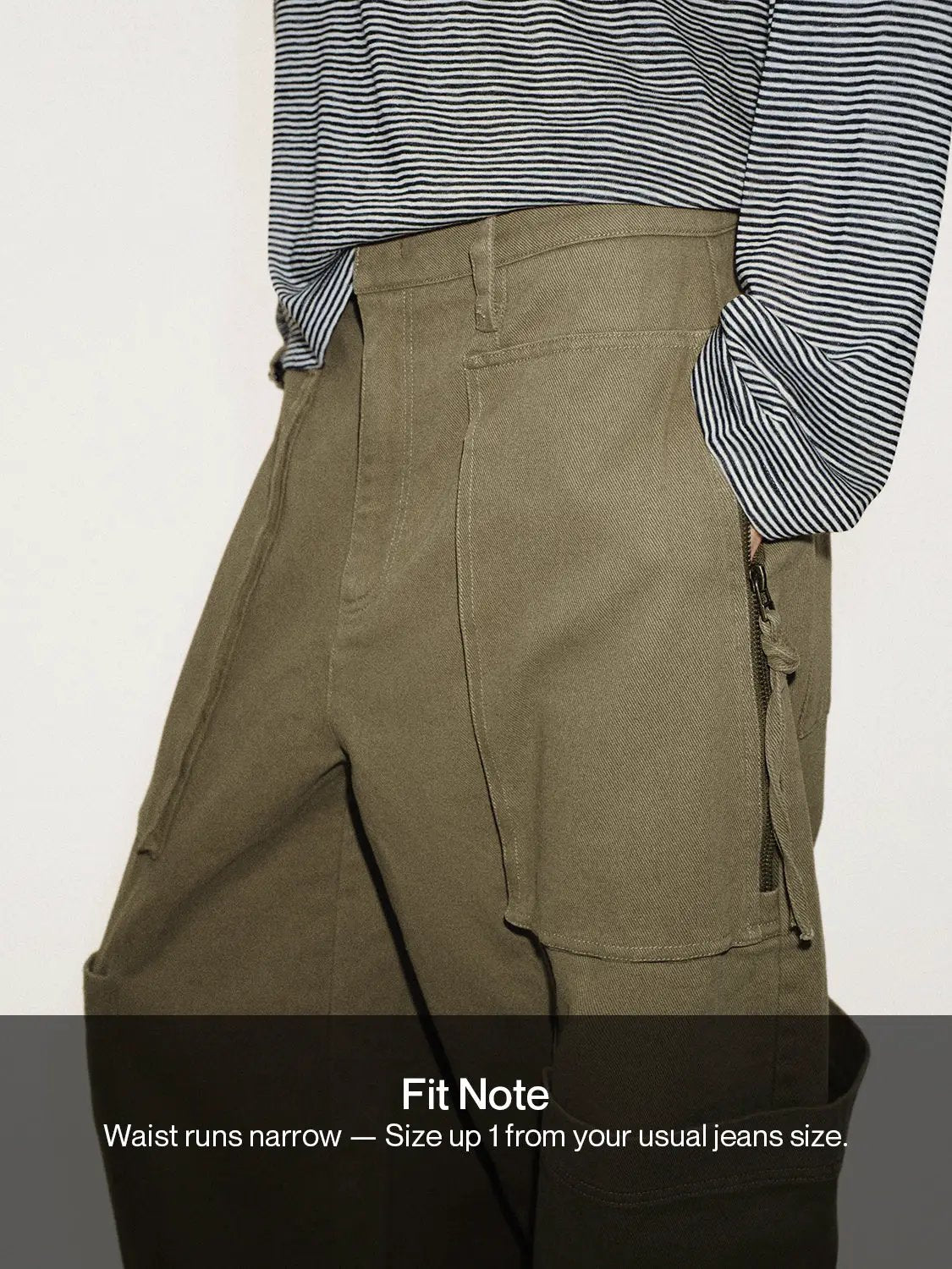 Multi Cargo Pockets Oversized Tapered Cotton Pants
