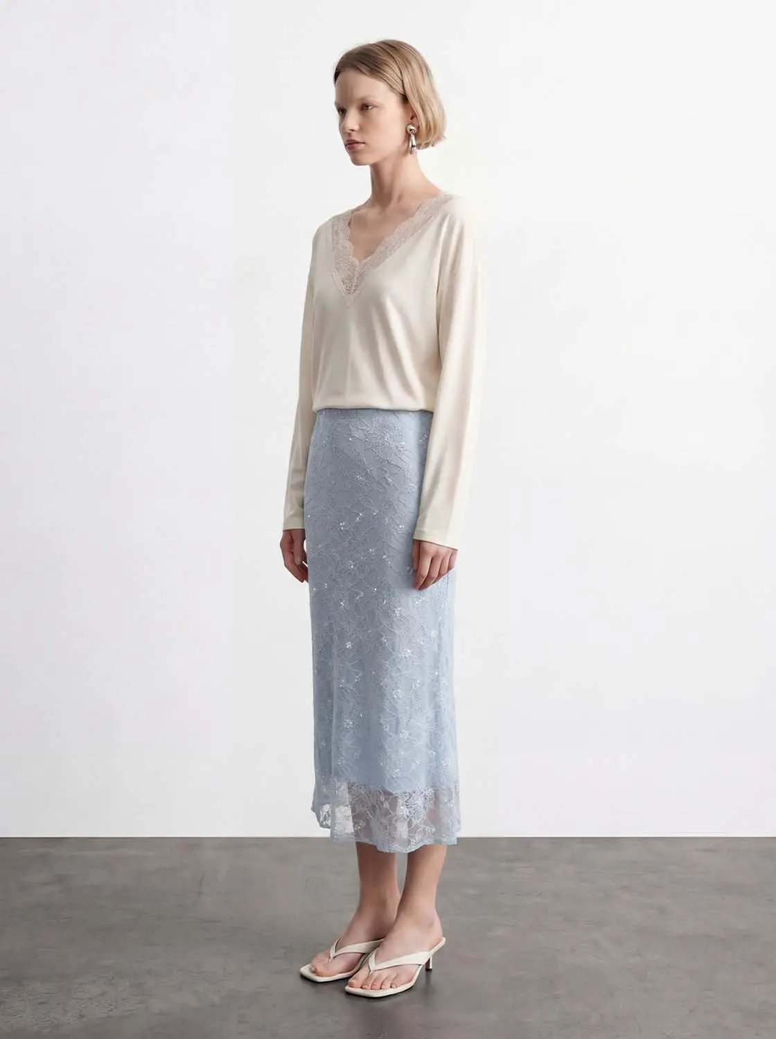 Loose Striped Waistband Barrel Ankle Casual Pants
