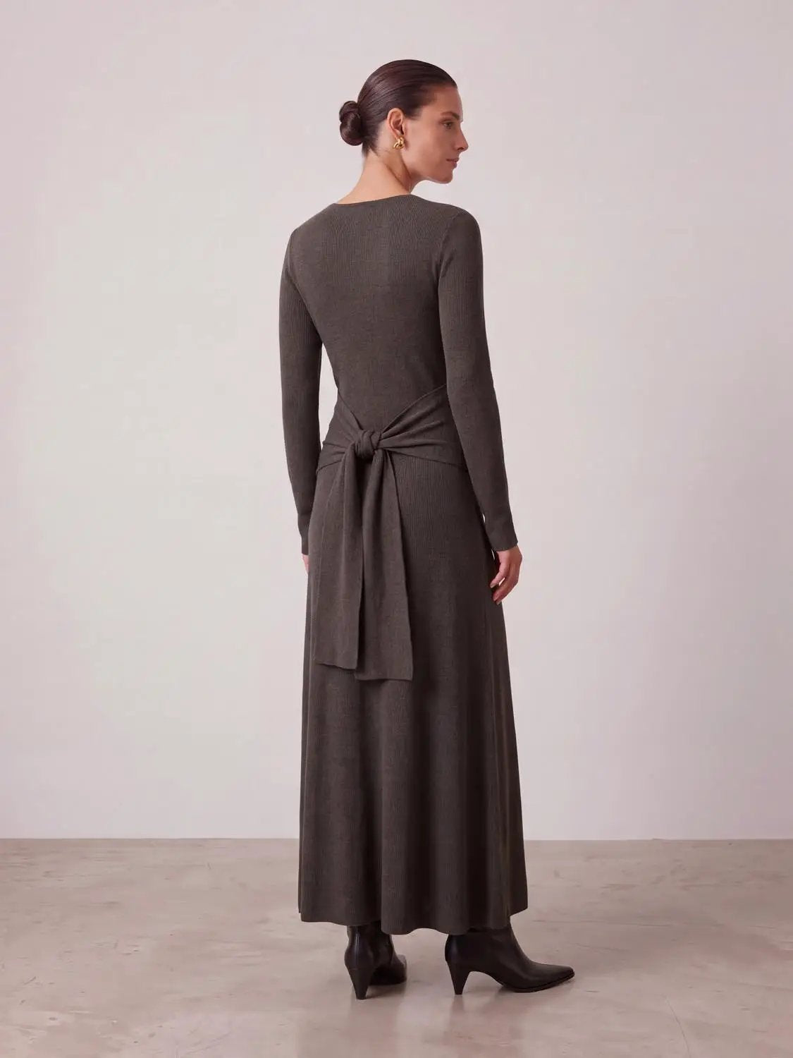 Tie-Front Knitted Dresses