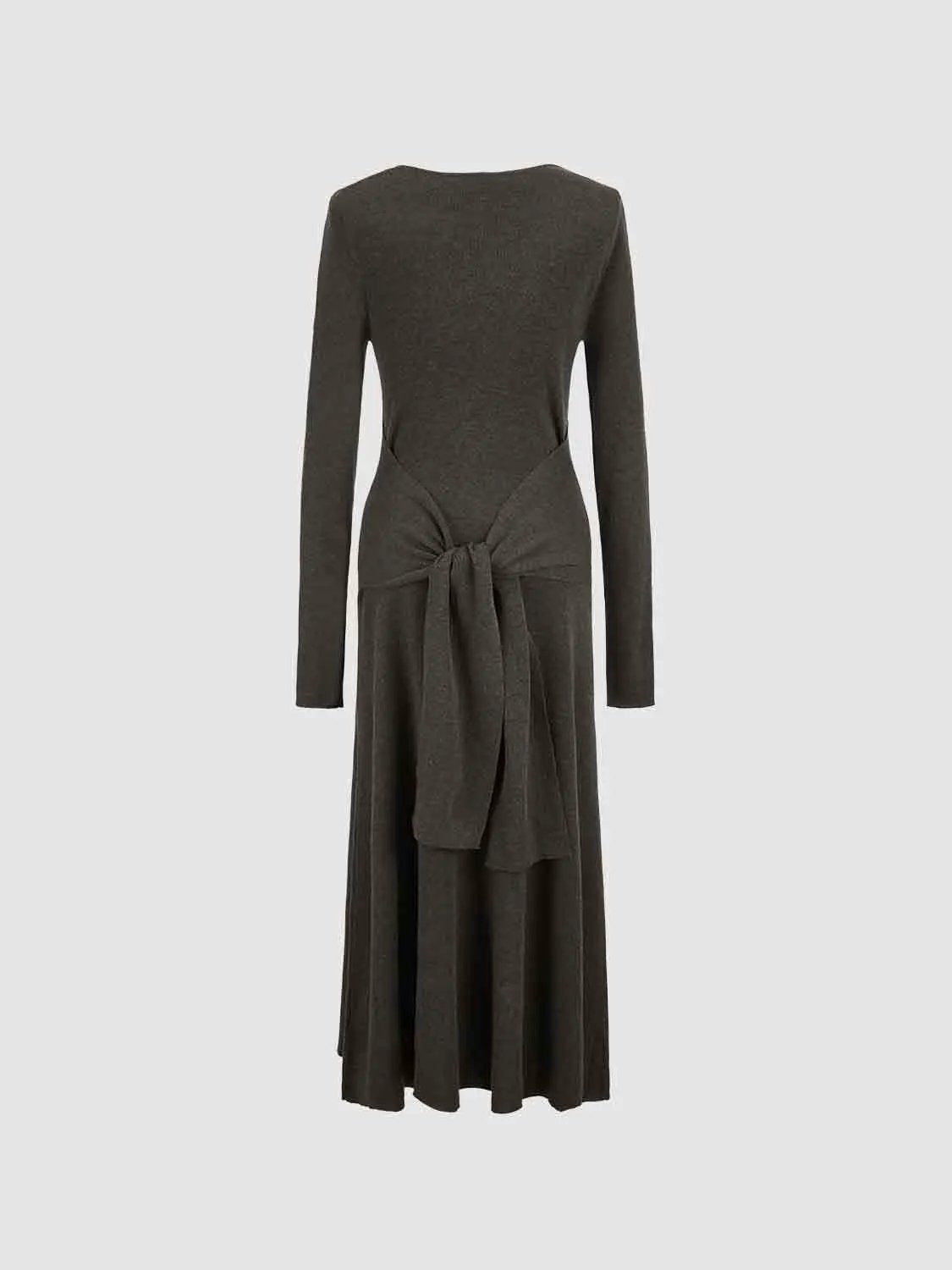 Tie-Front Knitted Dresses