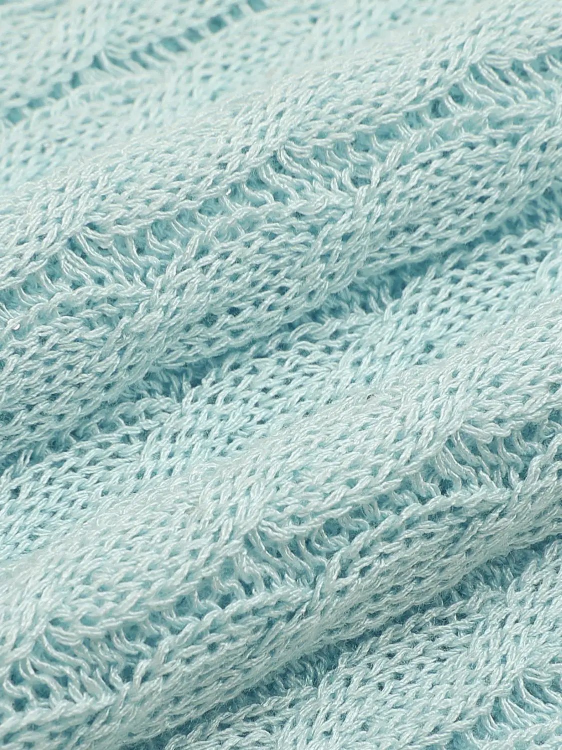 Twisted Knit Polo Collar Sleeveless Tank Top