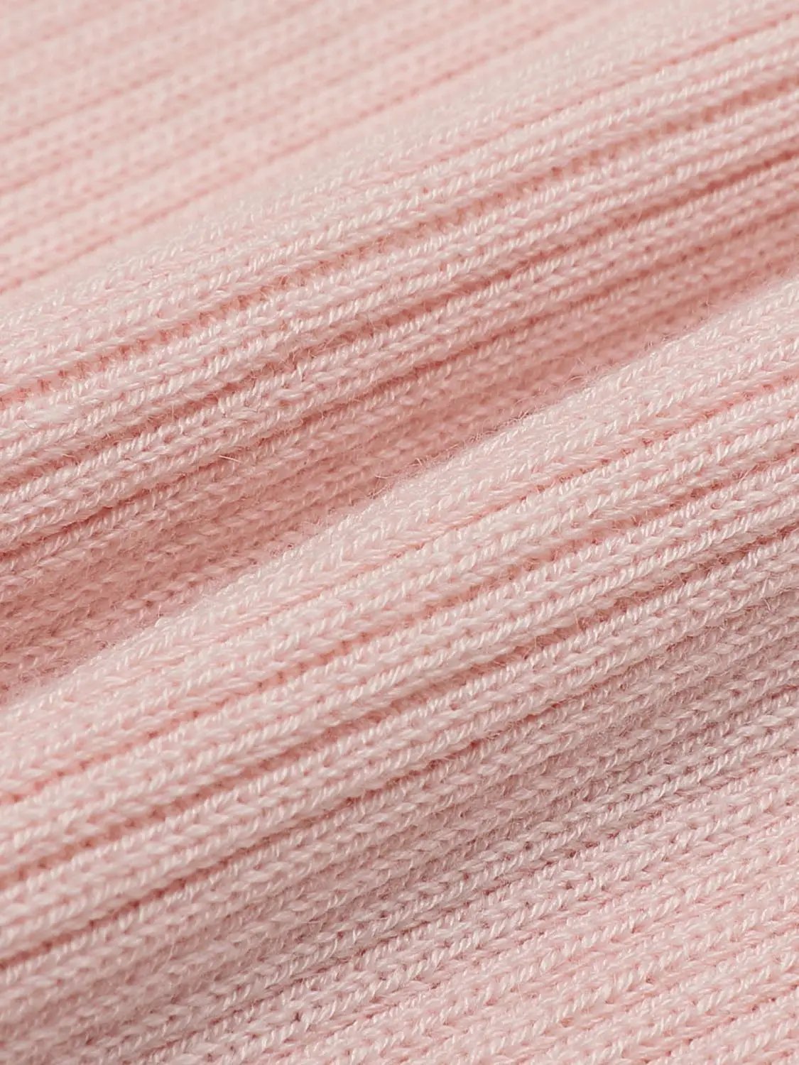 Ribbed Button Front Flared Mock Neck Long Sleeve Sweater
