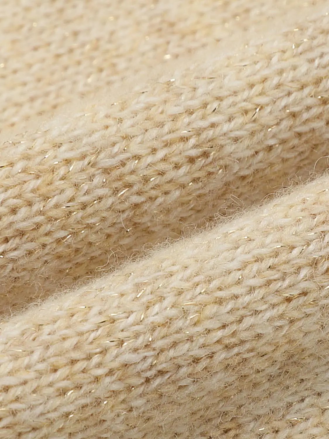 Button Detail Ribbed Long Sleeve Sweater