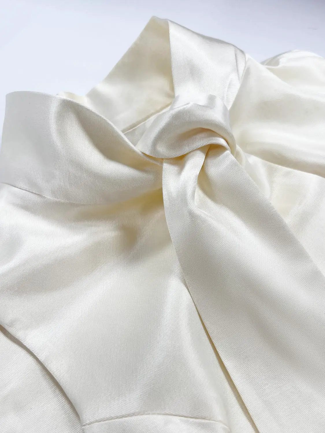 Tailored Bow Tie Button Front Sleeveless Vest