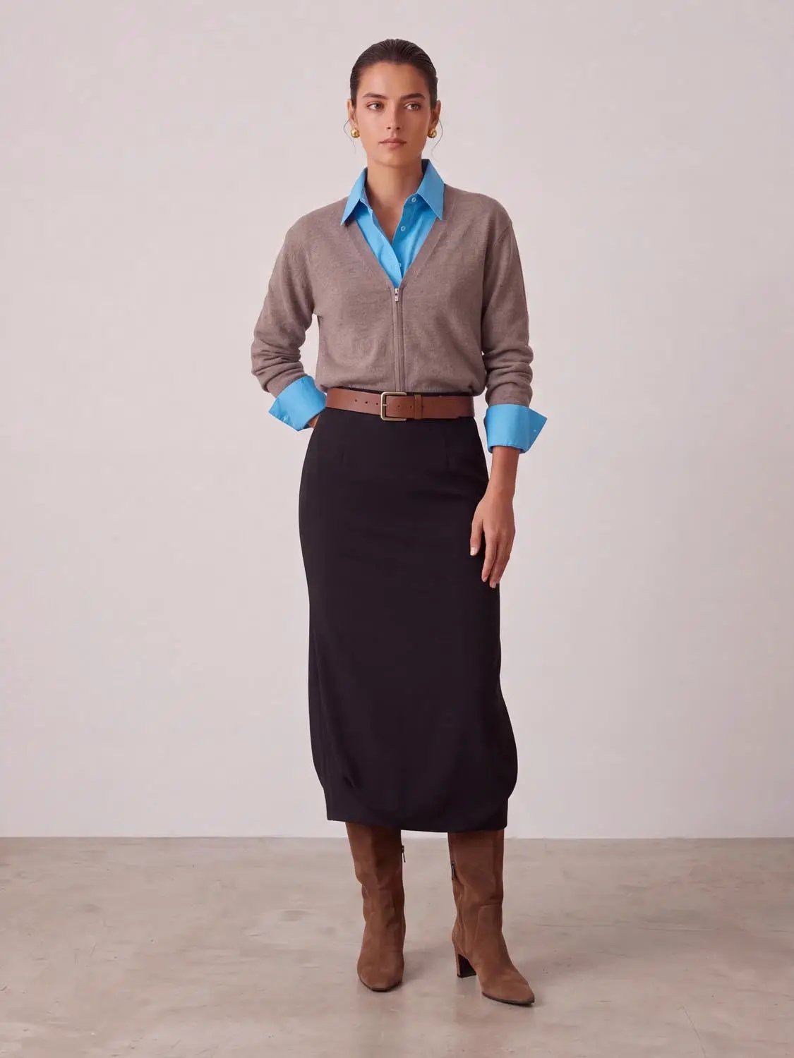 Straight Midi Skirts