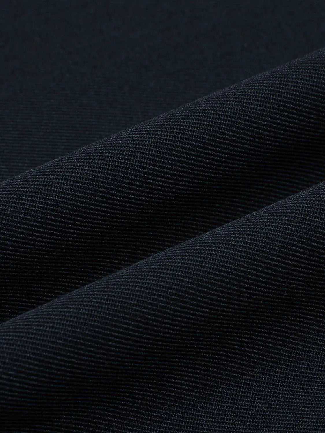 Solid Pleated High-Waisted Curved Leg Pants