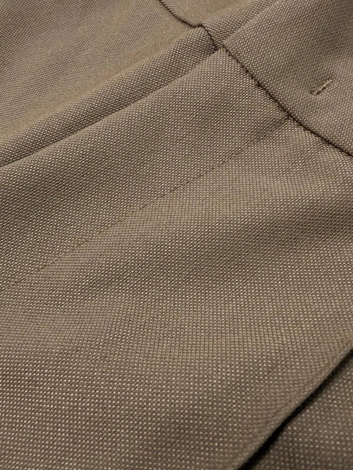 Pleated Mid-rise Tailored Straight-Leg Pants