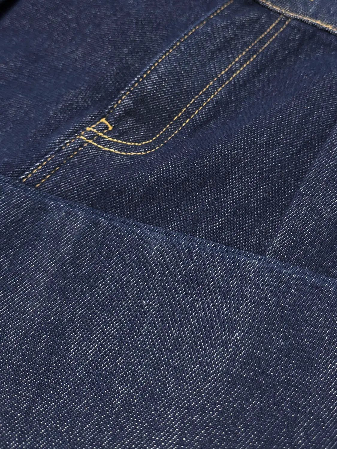Pleated Cuffed High-waisted Wide-leg Cotton Jeans