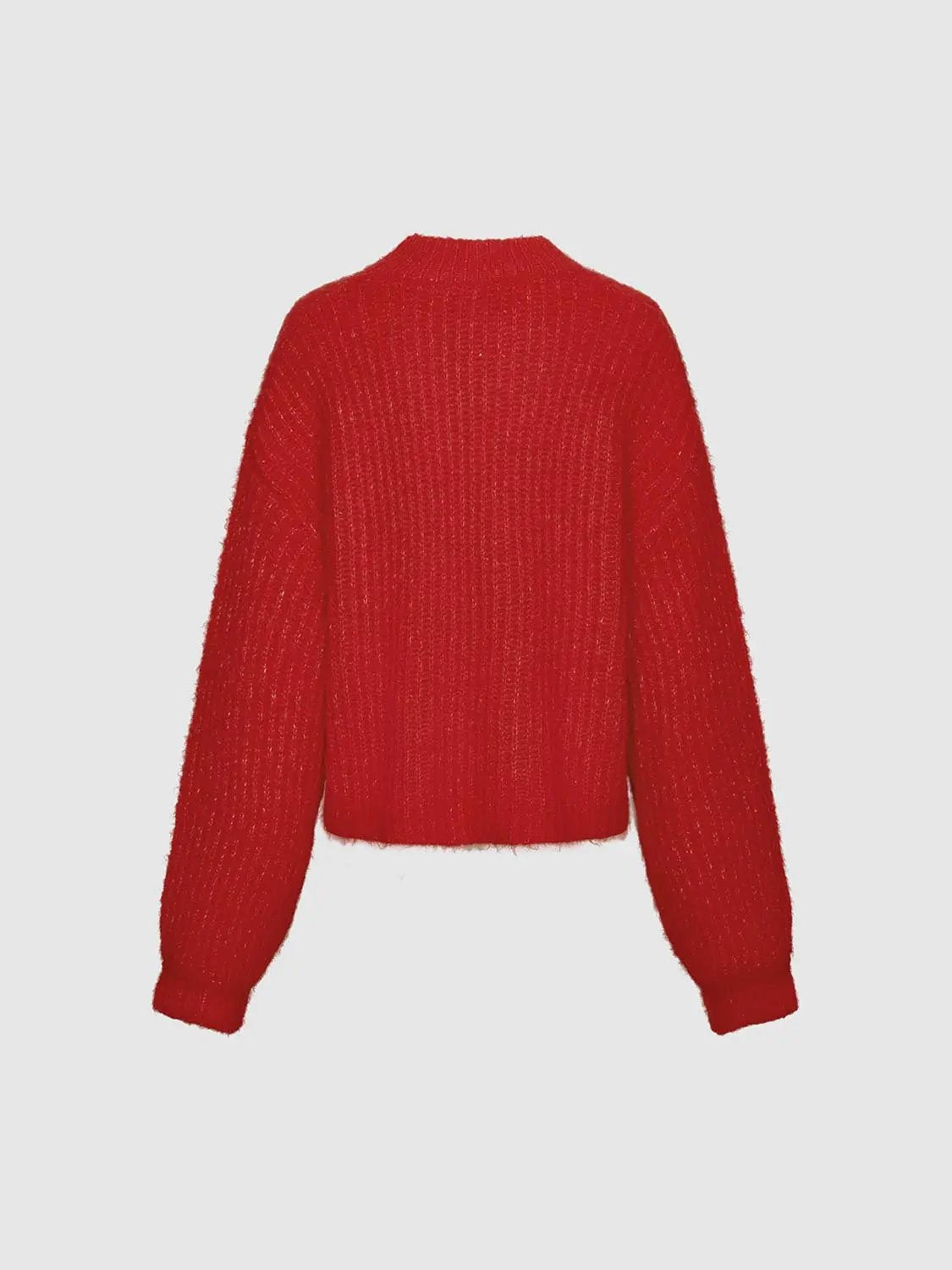 Oversize Long Sleeve Knitted T-Shirts