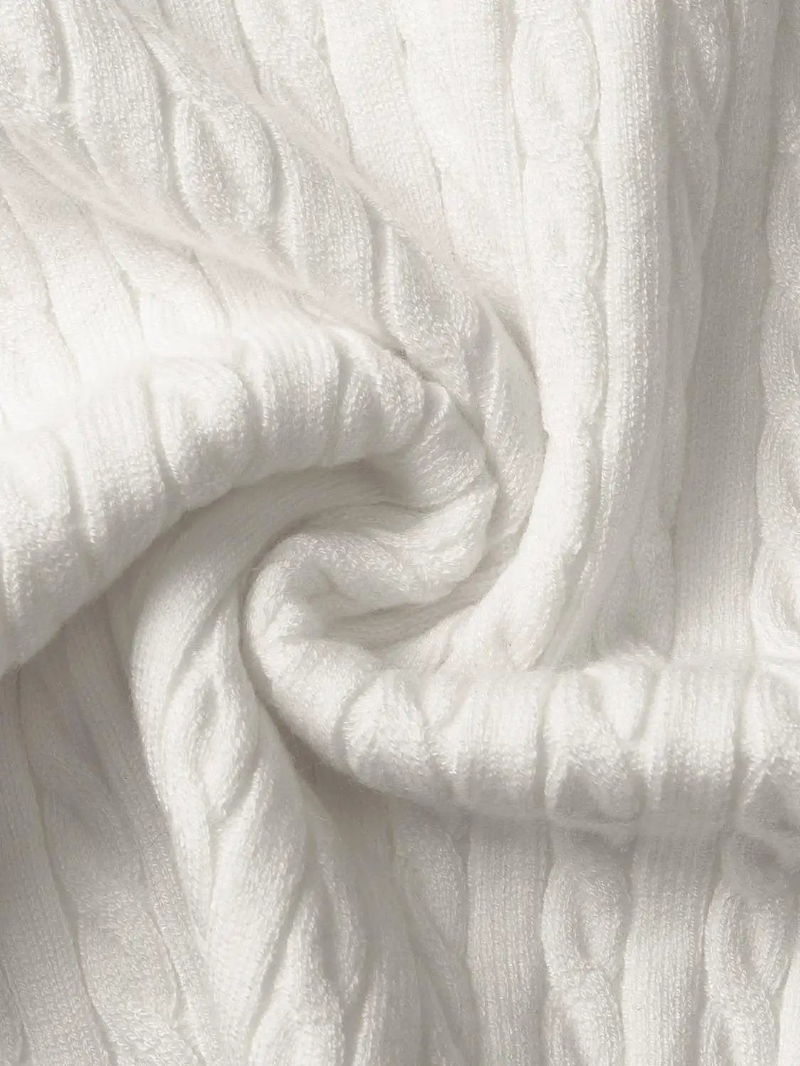 Ribbed Textured Long Sleeve Fitted Half-zip Collar Pullover