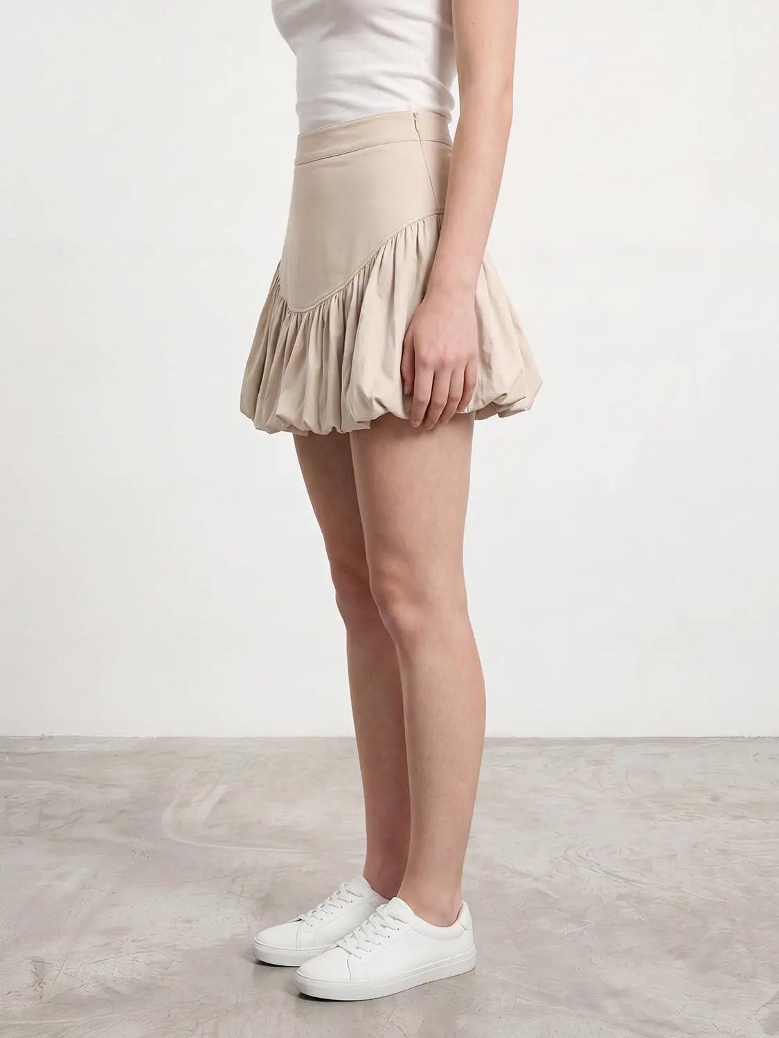 Cotton Leopard Print Tiered Ruffle Skirt