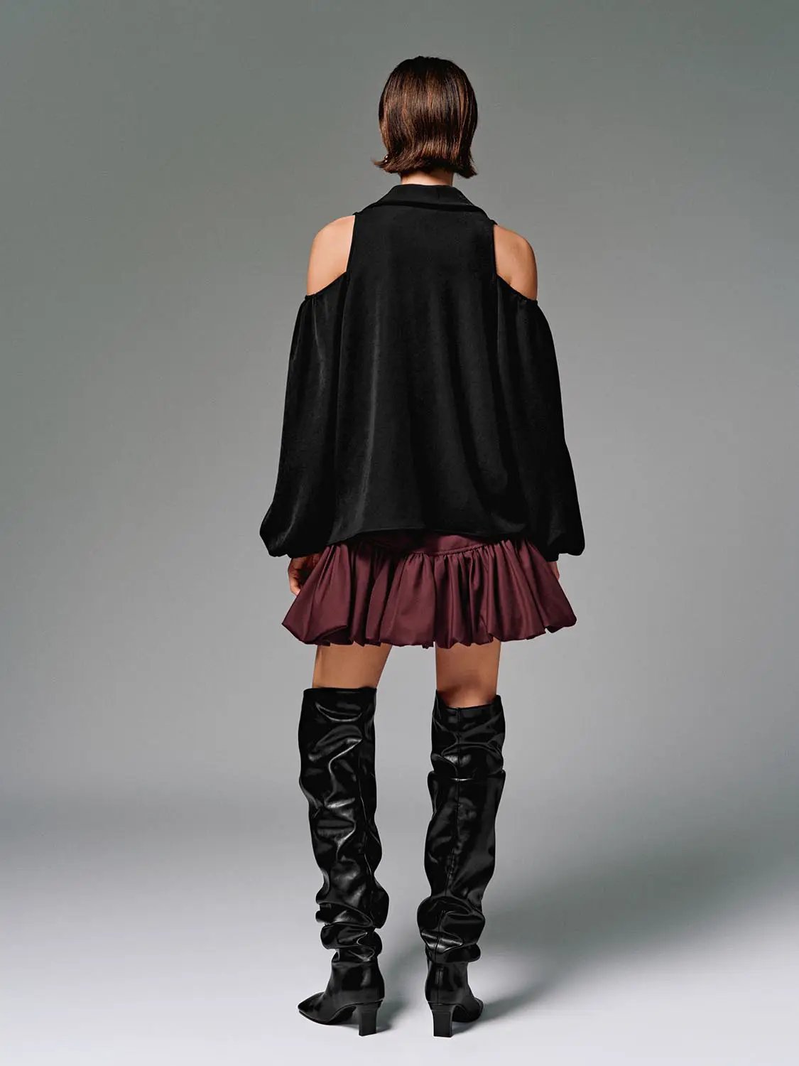 Cotton Leopard Print Tiered Ruffle Skirt