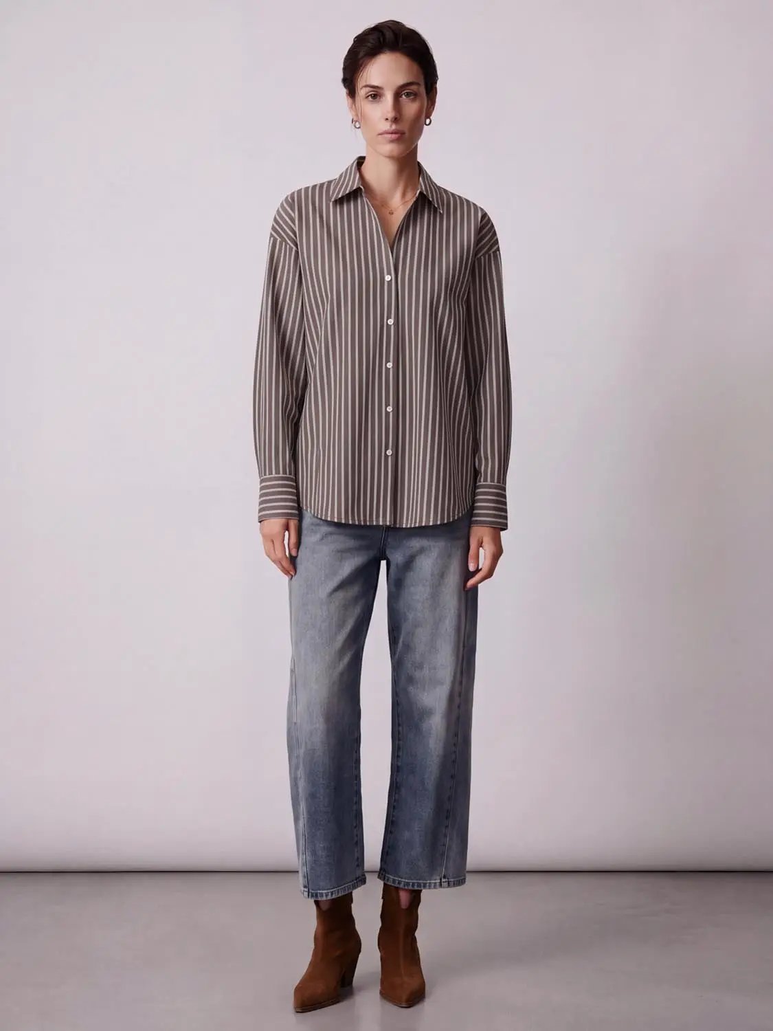 Striped Button Up Shirt
