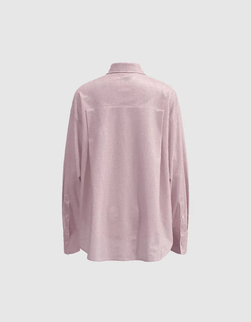 Button Up Shirt Collar Straight Long Sleeve Shirt