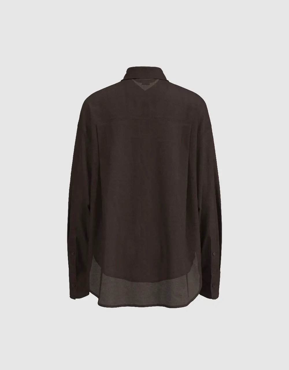 Button Up Shirt Collar Straight Long Sleeve Shirt