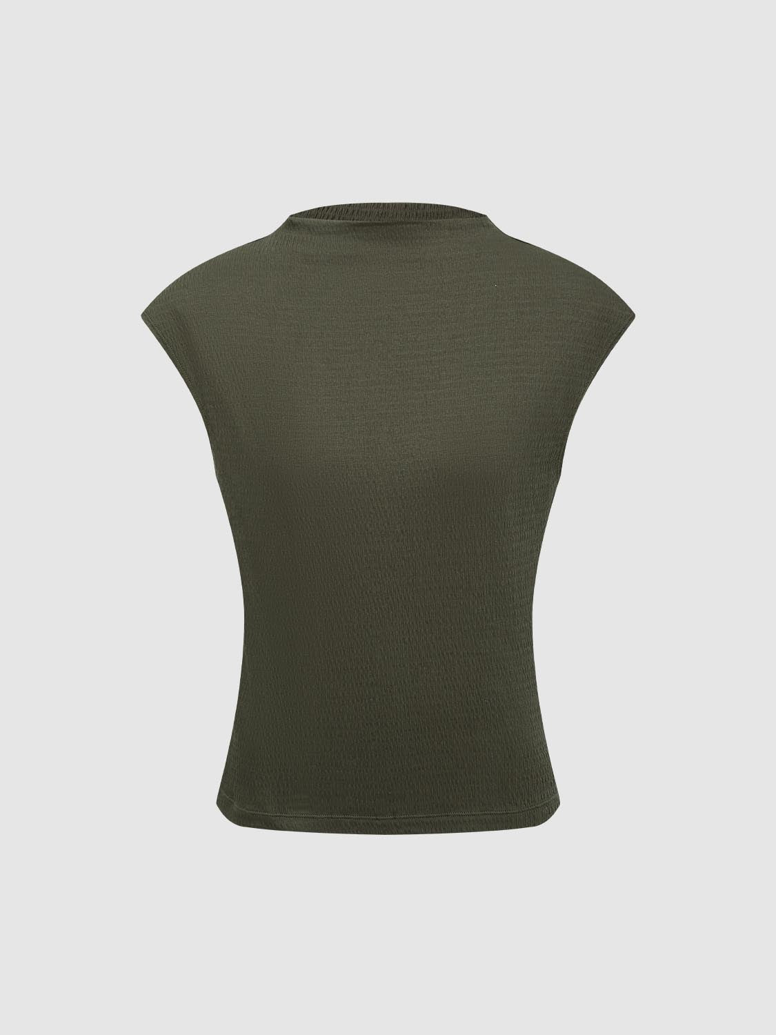 Lightweight Textured Cotton Knit Slim T-Shirt