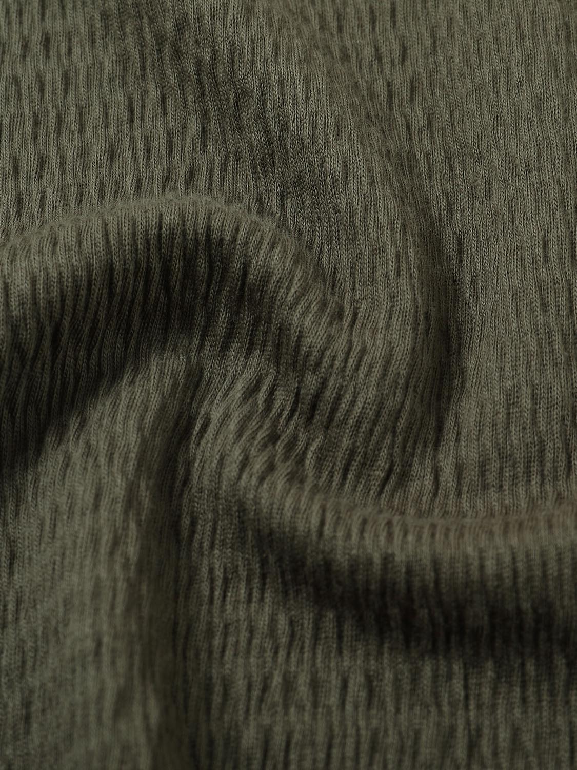 Lightweight Textured Cotton Knit Slim T-Shirt