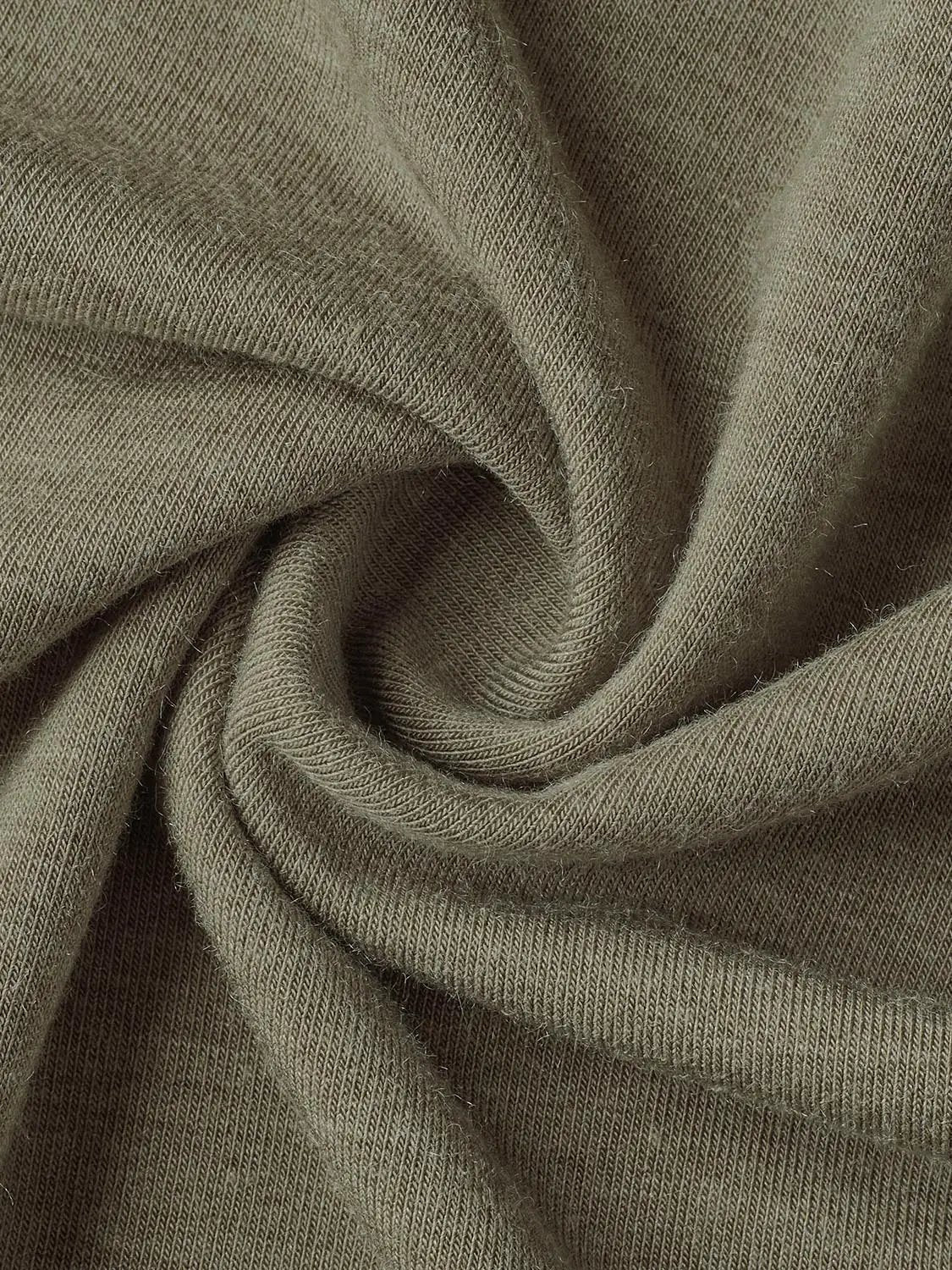 Mock Neck Modal And Cashmere T-shirt