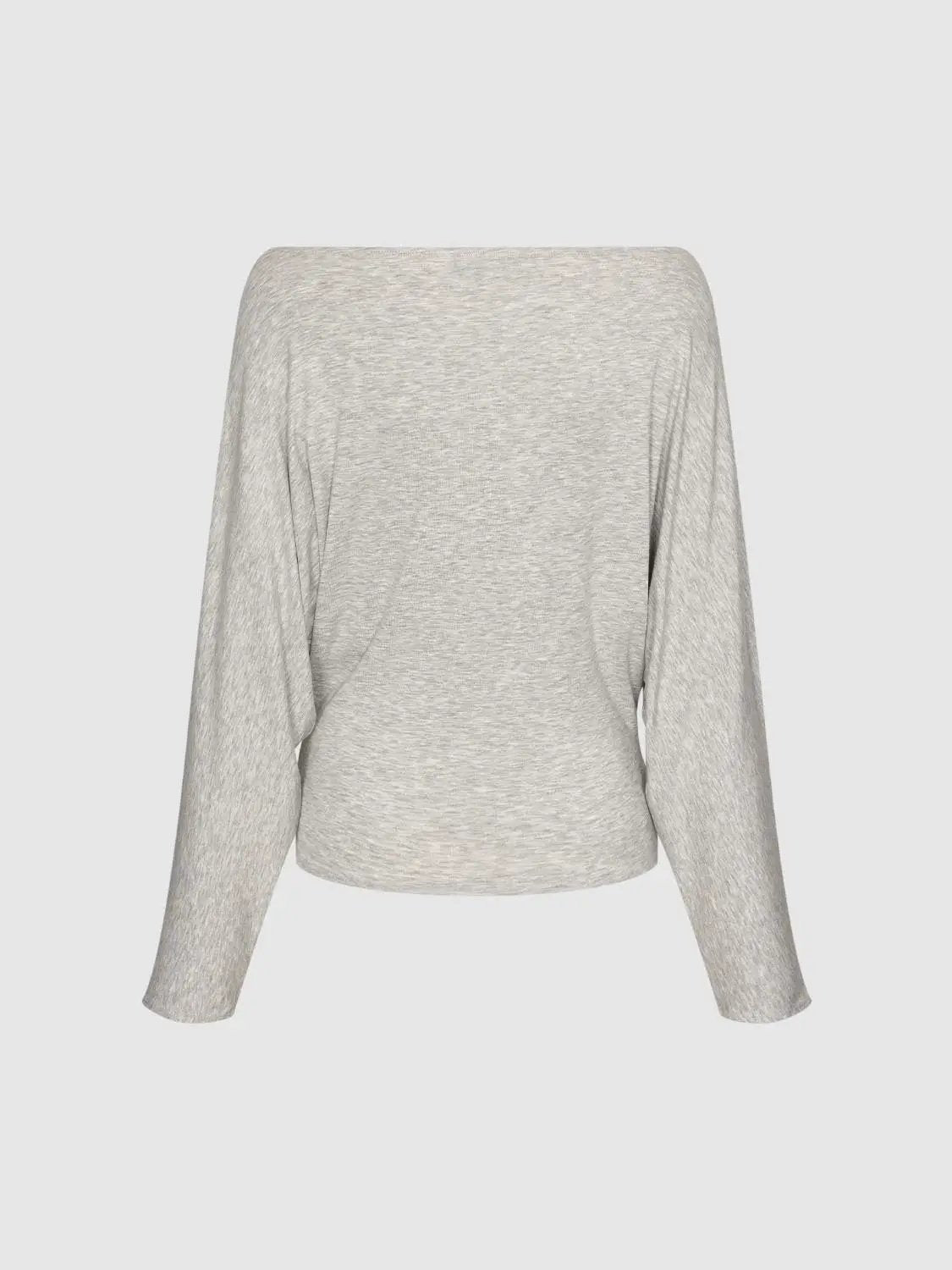 Long Sleeve Crew Neck Knit Top