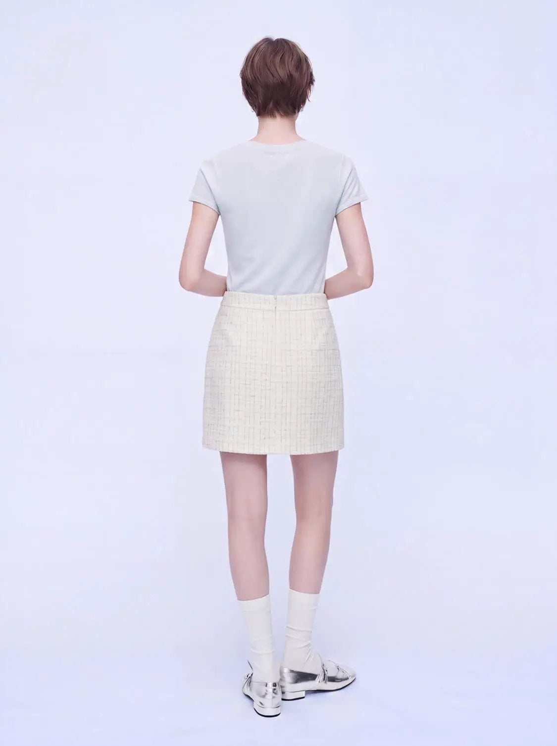 Tweed A-Line Skirts