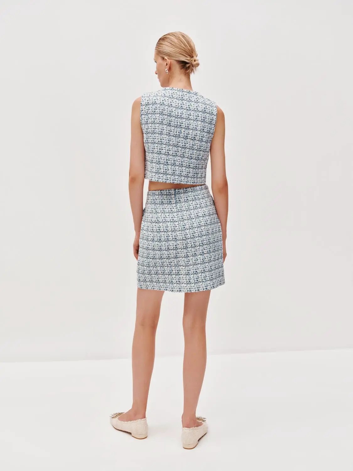 Tweed A-Line Skirts
