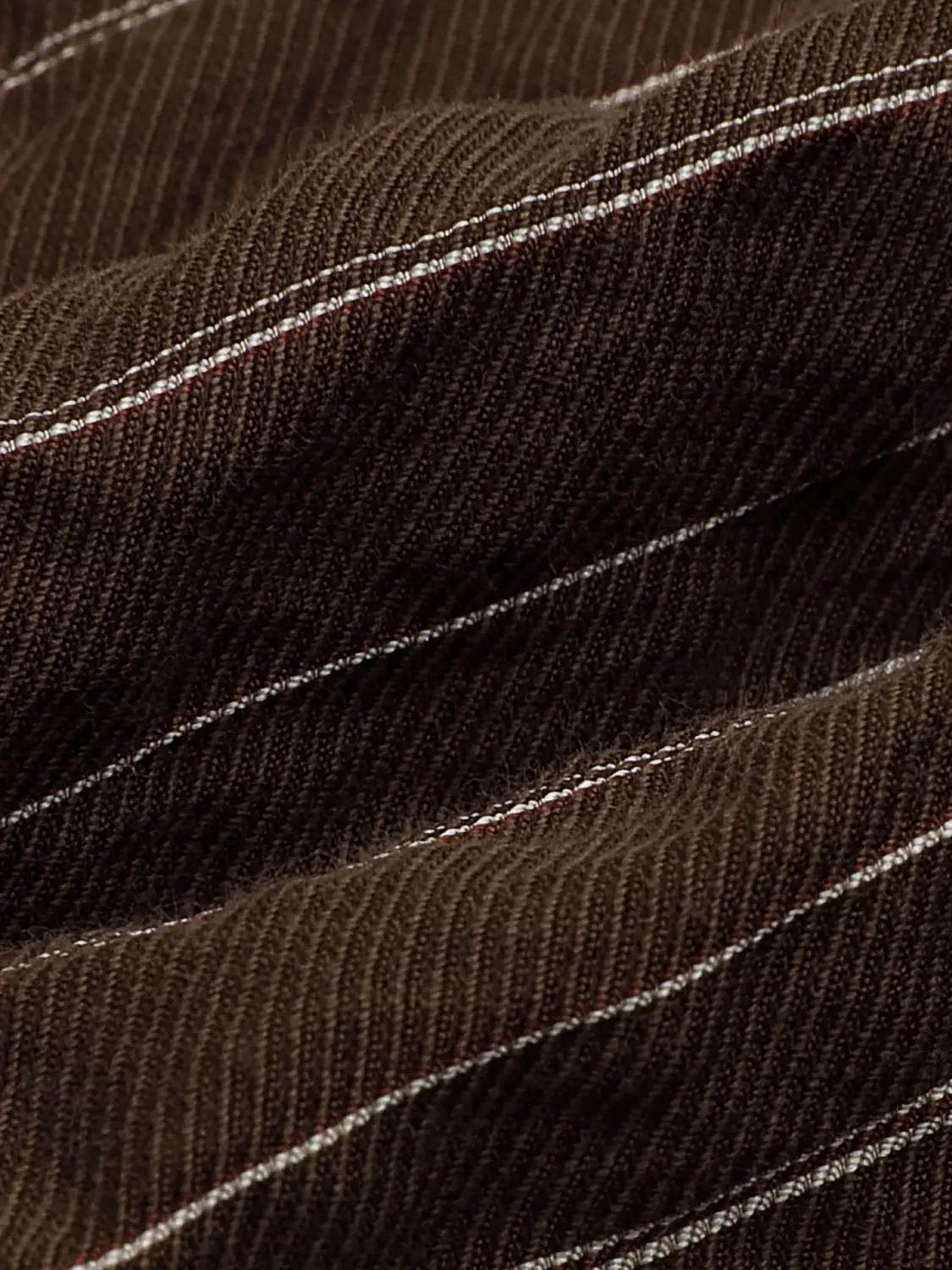 Striped Textured Soft Lyocell Wide-leg Pants