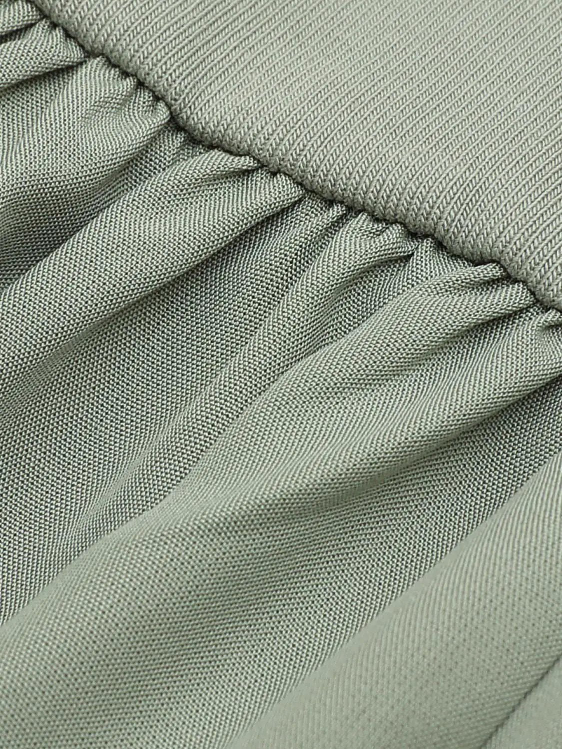 Knit Cotton Blend Asymmetric Dress
