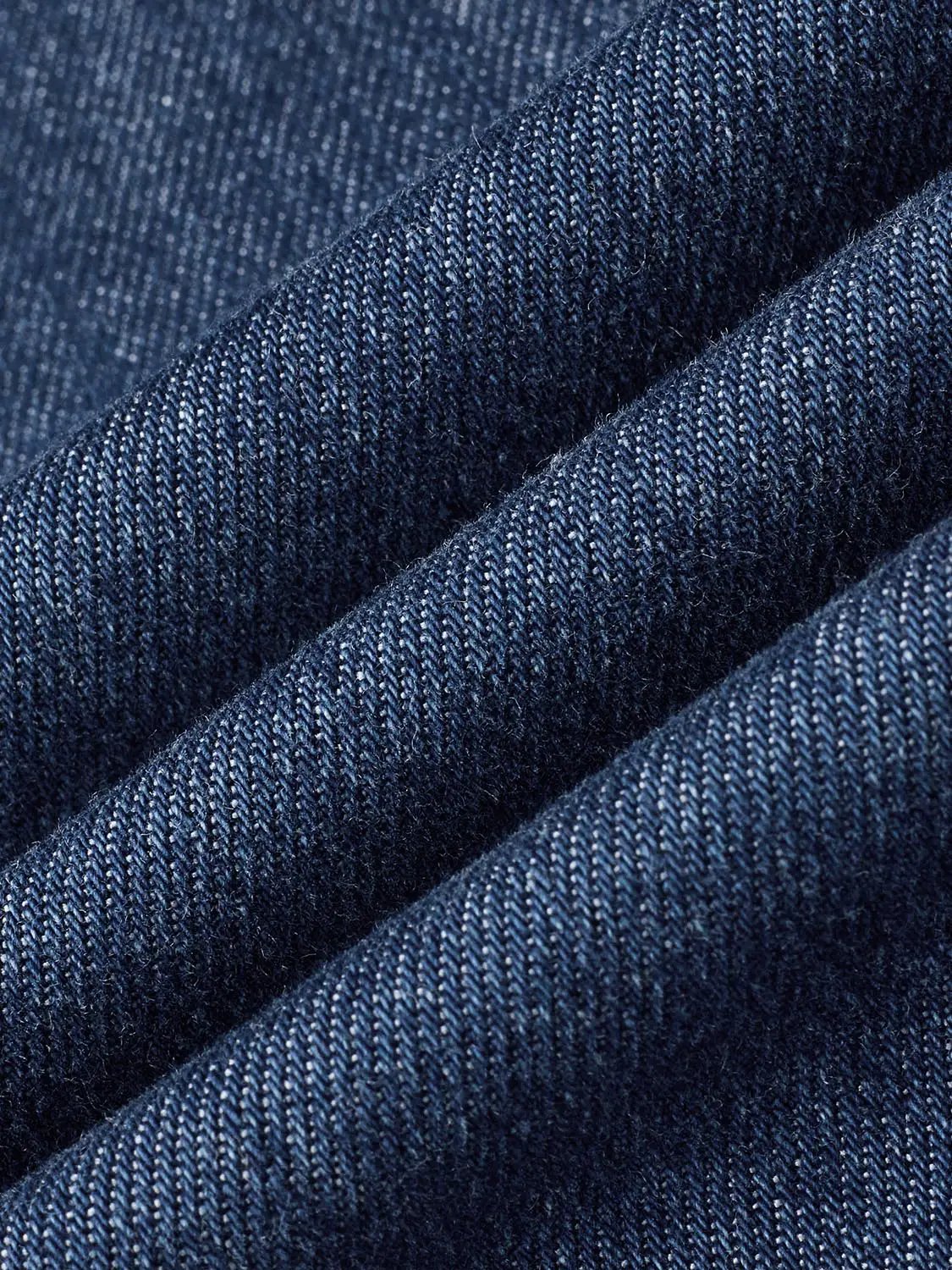 Paneled A-Line Denim Maxi Belted Stretch Skirt