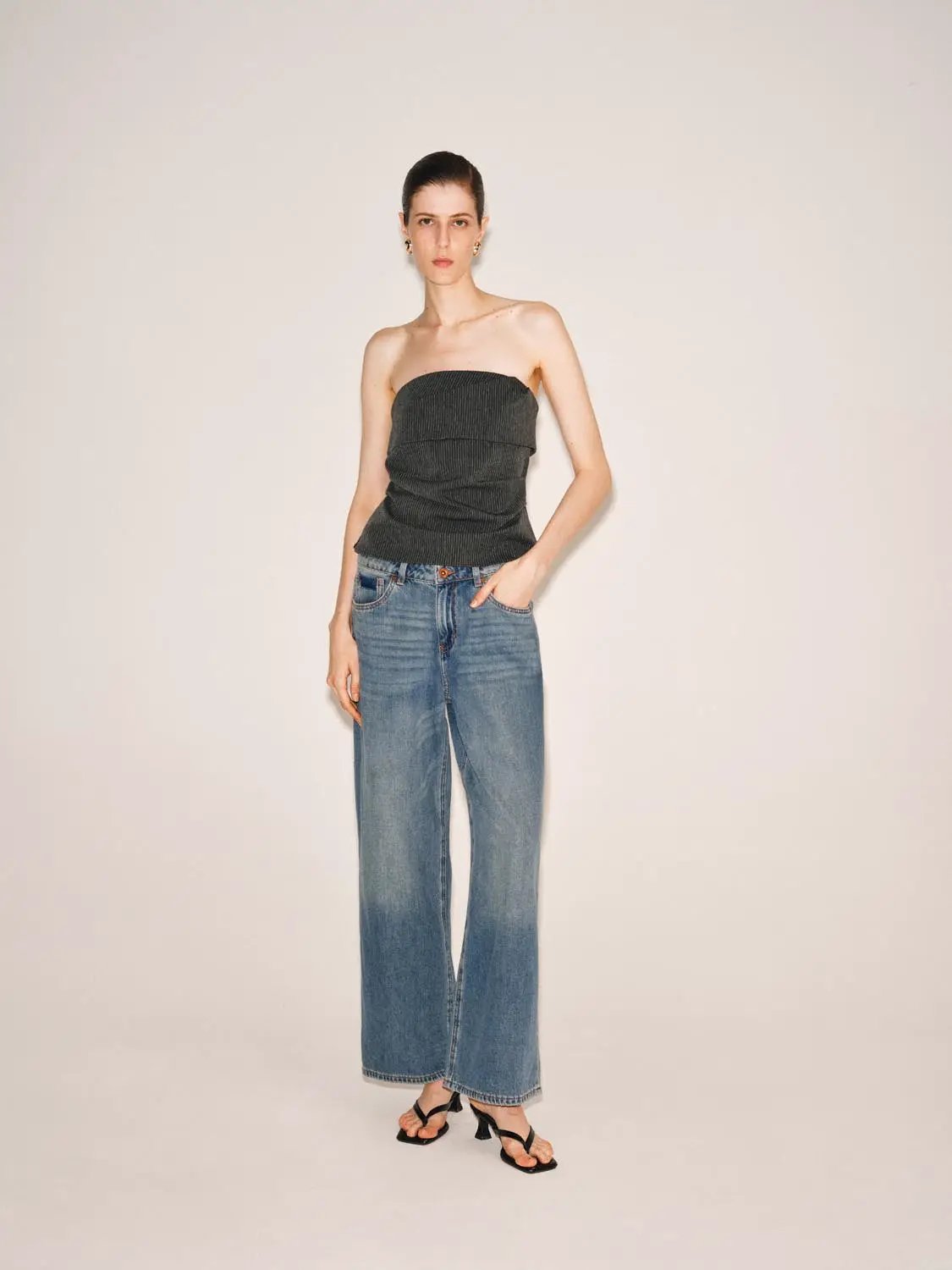Straight Denim Jeans