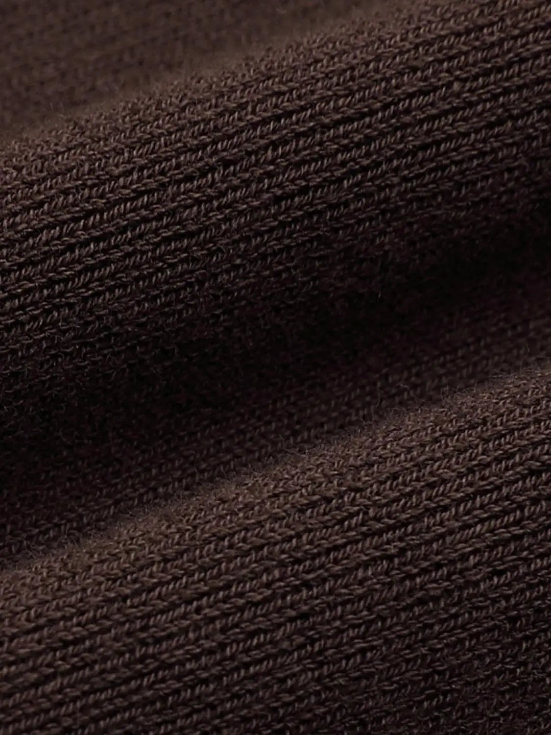 Fold Over Asymmetric Neck Cotton Knit Long Sleeve T-Shirt