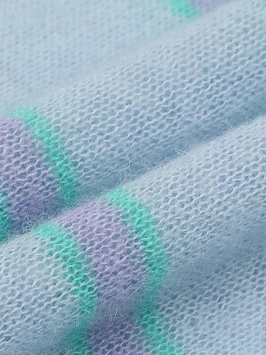 Striped Lightweight Alpaca Wool Blend T-shirt